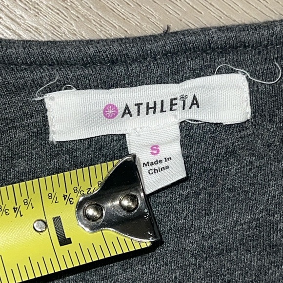 ATHLETA Belvedere Womens Jacket Small S Quilted Moto Asymmetrical Zip - Picture 6 of 9